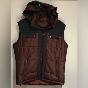 Strellson Two-Tone Hooded Puffer Vest